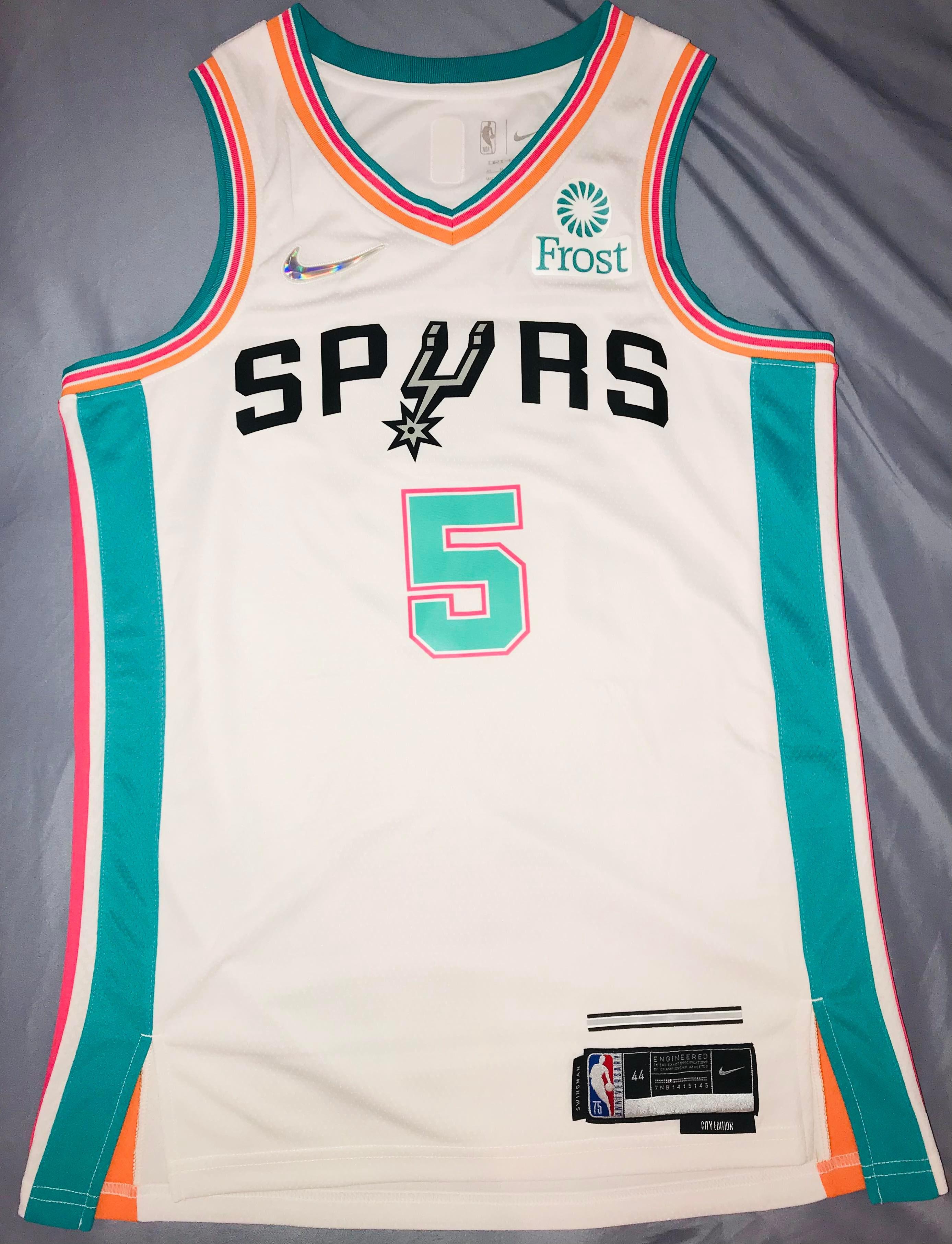 閒聊 21 22馬刺城市版球衣簡易開箱 看板spurs Ptt網頁版